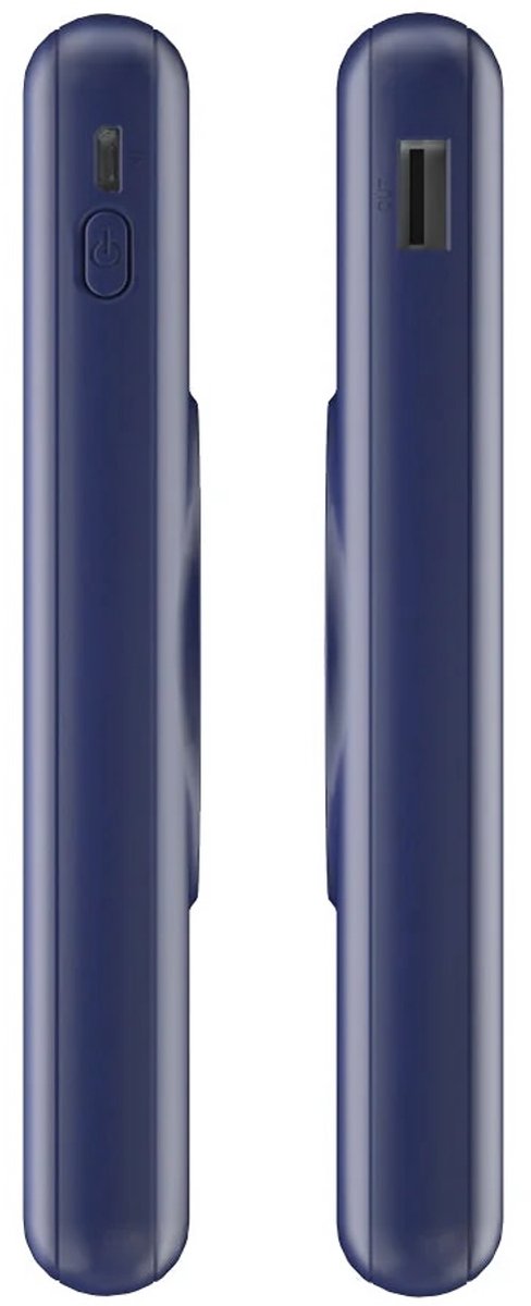 Electrox - Powerbank 10000 mAh - 22.5W Snellaad Functie & 15W MagSafe Draadloos Opladen- USB-A, USB-C & iOS - Universeel voor Smartphones, Tablets & Gadgets - Reis Powerbank - Draagbare Lader - Joker - Blauw — cadeau in Gadgets - foto 2