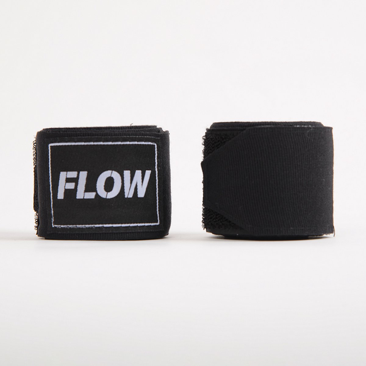 Flow Fightgear - Bandages voor boksen - 450 cm - Stretch Katoen - Zwart