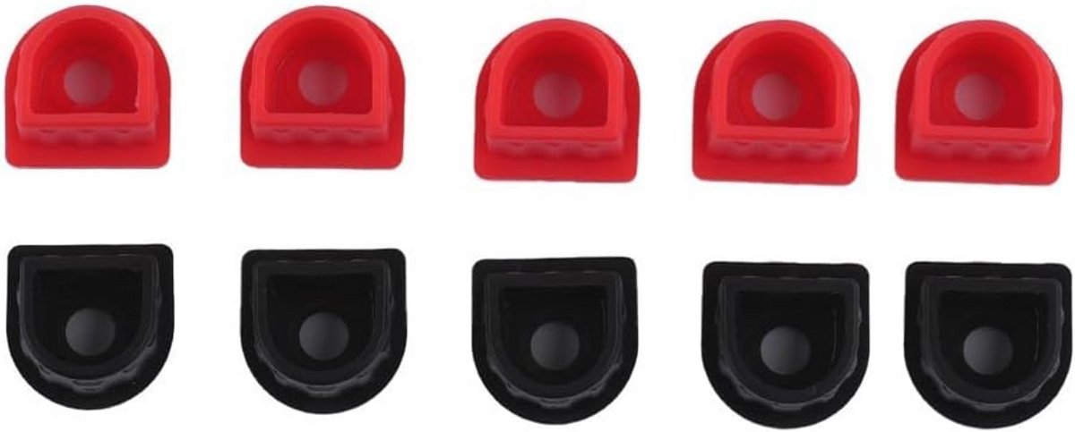 Waterdichte Anderson-stekkers 10 stuks - 50A-350A - Rood en Zwart