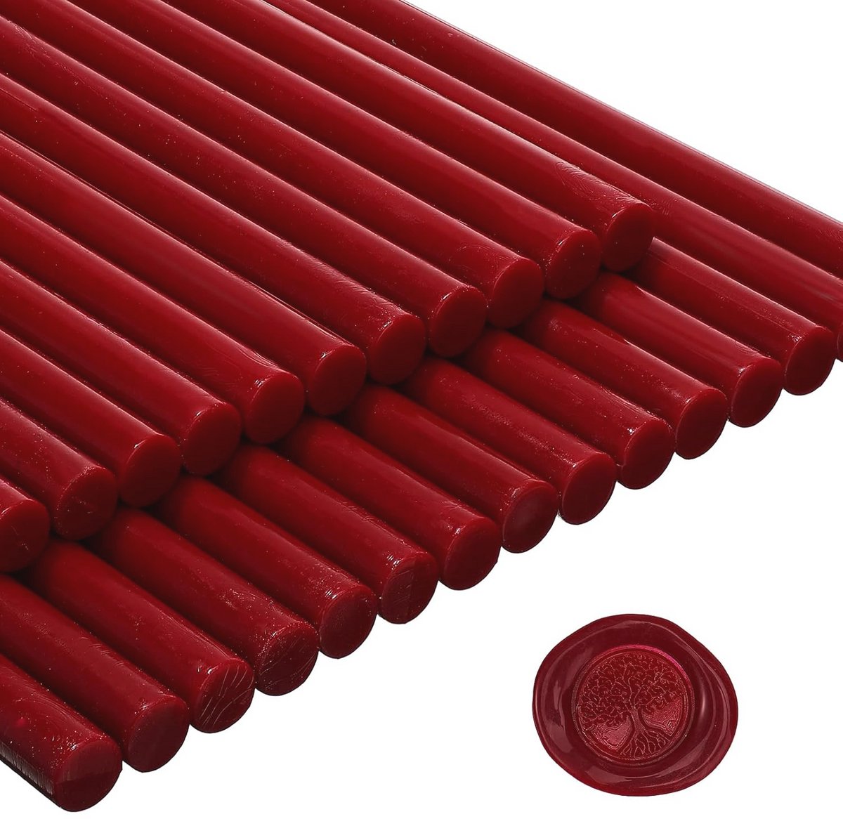Zegelwasstaafjes voor Lijmpistool - 26 Stuks voor Bruiloft, Kaarten en Cadeaus