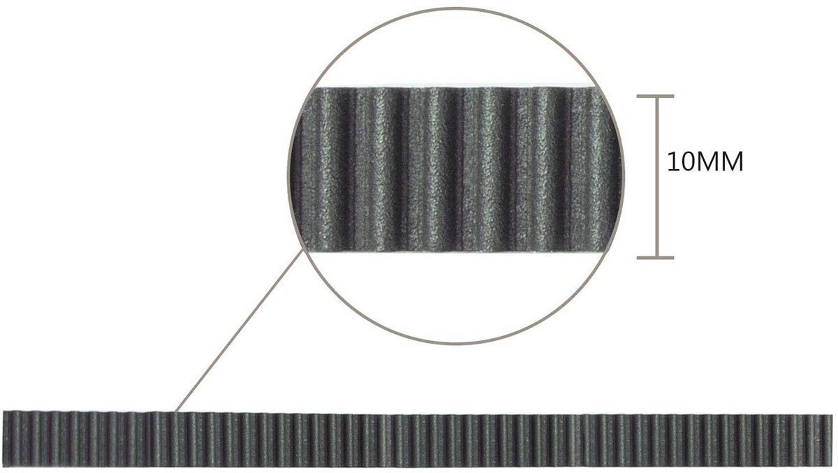 5M GT2 Tandriem 10mm met Poelies en Spanrollen voor 3D-printers