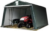 TOOLPORT Garagentent carport 3,3 x 4,7 m beschutting opslagtent PE 450 N zeil staal groen