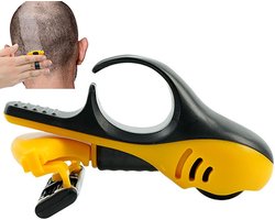 Scheerapparaat - Scheermes - MiNi Veiligheidsscheermes - Vrouwen & Mannen - Scheren - Haar scheren - Zwart/Geel