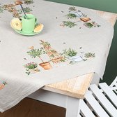 Vervaco - Nappe en Lin, Kit de Comptage, Matériel de Jardin - PN-0199604