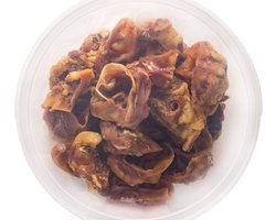 Landman Gedroogde Varkensoren in Stukken (1000gr) - Hondensnacks - Hondensnoepjes - Kauwsnack hond