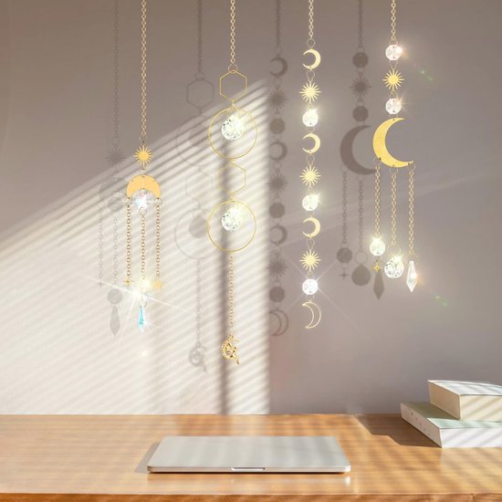 HDCRYSTALGIFTS Kristallen zonnevangers hangende HDCRYSTALGIFTS Kristallen zonnevangers hangende
