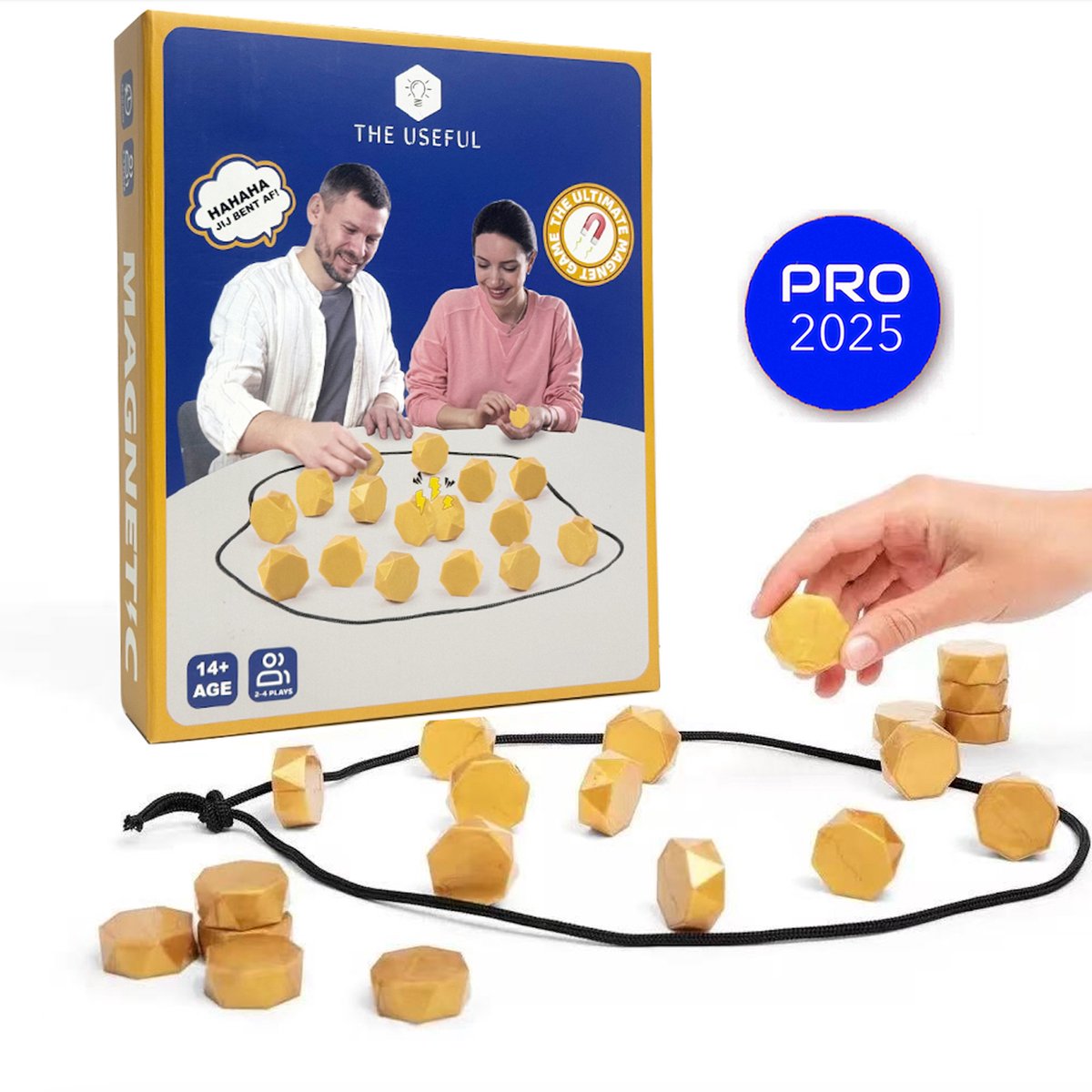 Magnet Quest - Magnetquest - Magnetmaster Spel - Vionel Magneet Spel - Tafelschaak - Schaak - Magnetisch Spel - Magneten - Feestspel - Magnetisch Schaakspel - Schaakspel Met Stenen - Schaakbord Magnetisch - Trend van 2026 - Kivono Magneetspel