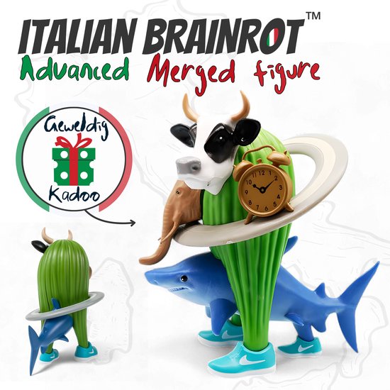 AOOSA 24 Stück Italian Brainrot Figuren Set, Tung Tung Sahur Spielzeugfiguren, Tralalero Tralala Figure Creative Brainrot Figuren, Lustige Tralalero Tralala Figur Dekoration AOOSA 24 Stück Italian Brainrot Figuren Set, Tung Tung Sahur Spielzeugfiguren, Tralalero Tralala Figure Creative Brainrot Figuren, Lustige Tralalero Tralala Figur Dekoration