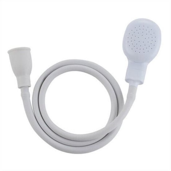 YOZHIQU Robinet Pomme de douche - Filtre de vidange - Tuyau rallonge de douche - Rallonge de robinet - Accessoire de salle de bains - Wit