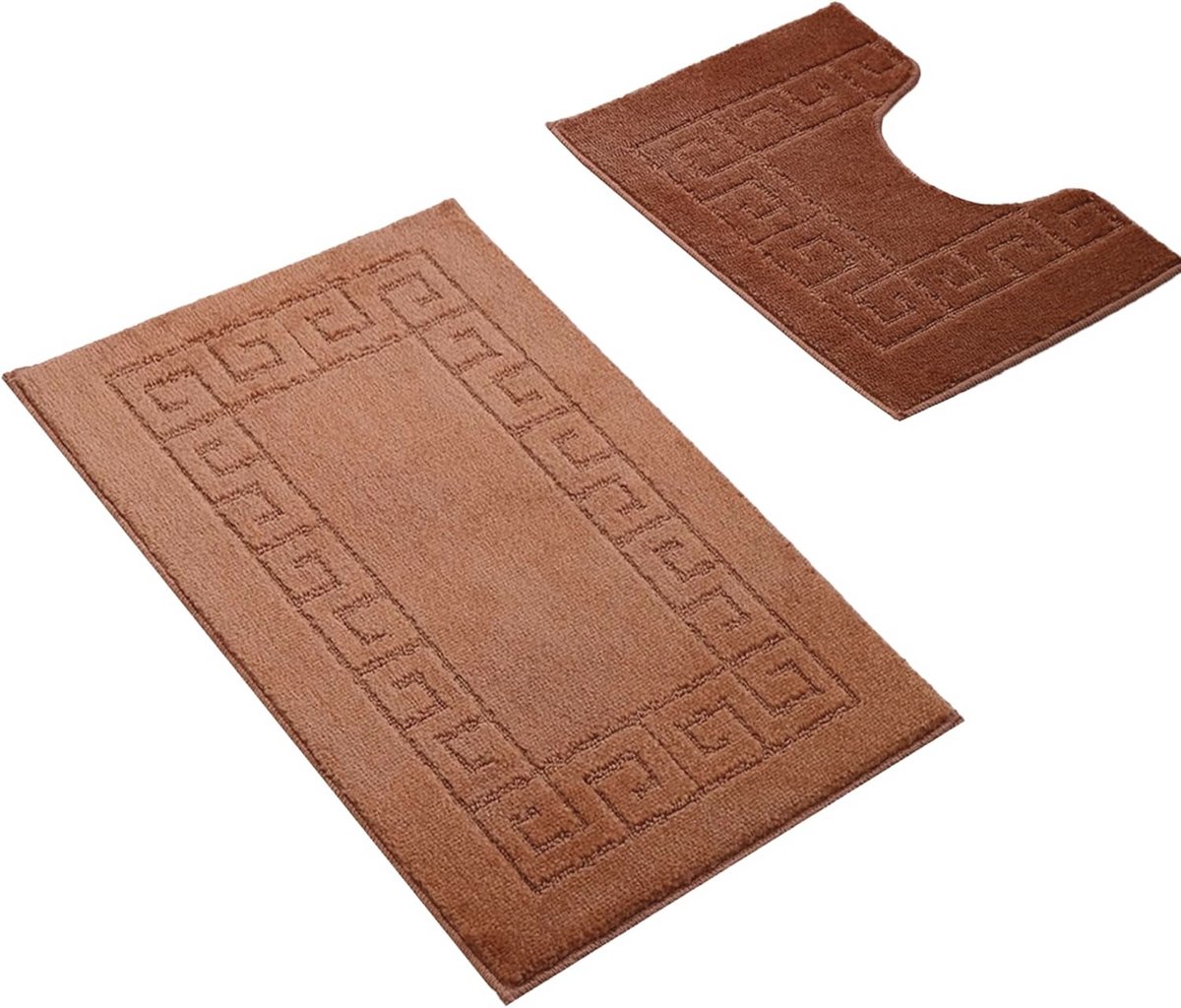 Badmatset in Griekse Tapijtstijl - Luxe en Antislip