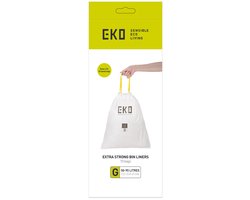 EKO - Afvalzakken 50-90 liter (G) - Wit - 1x10 stuks