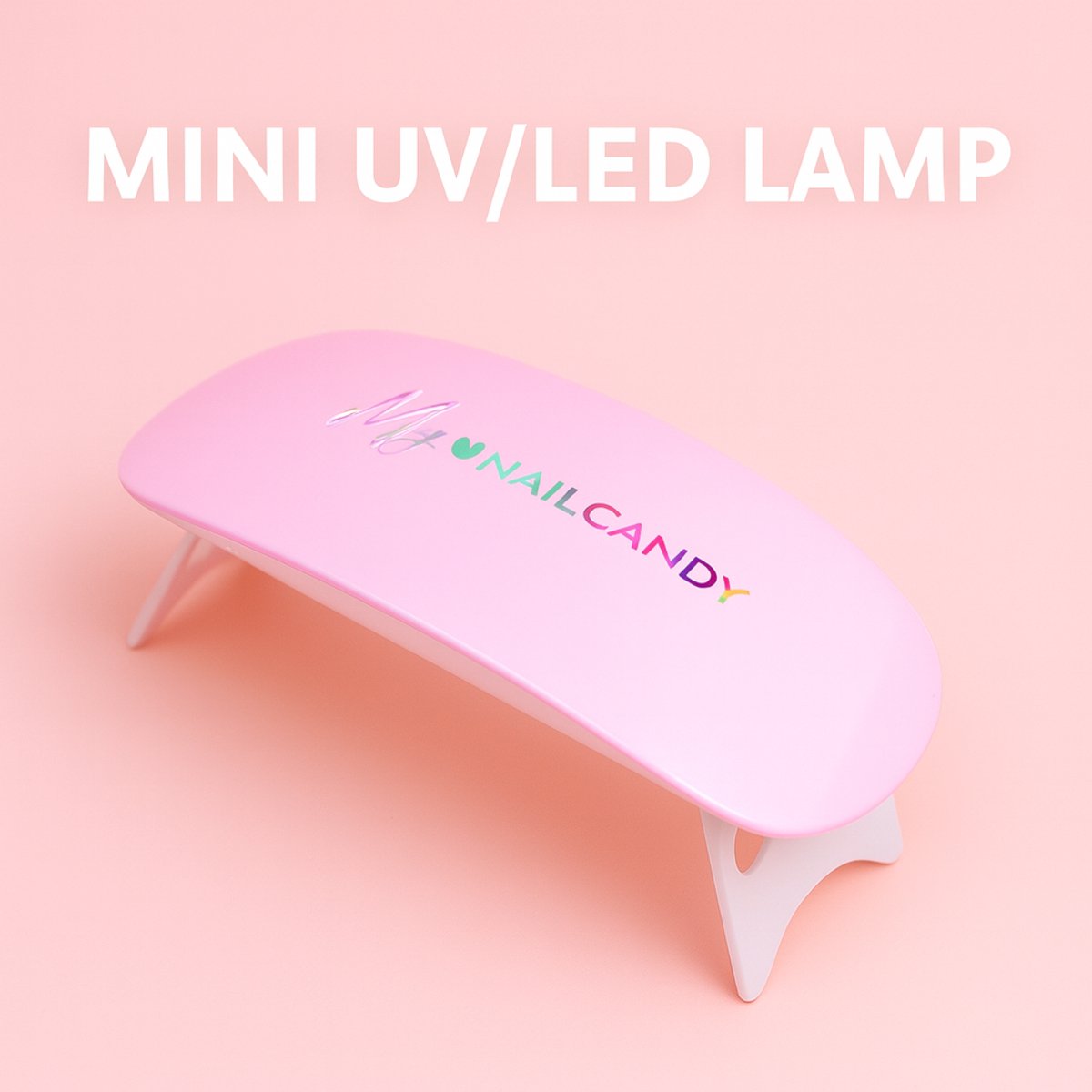 Mini LED UV Nagellamp – 365-405 nm – Uitharden Gellak 120 sec – Compact & Opvouwbaar – Reisformaat - UV/LED lamp - Voor Thuis - Perfect als Sinterklaas of Kerstkado - Nailart