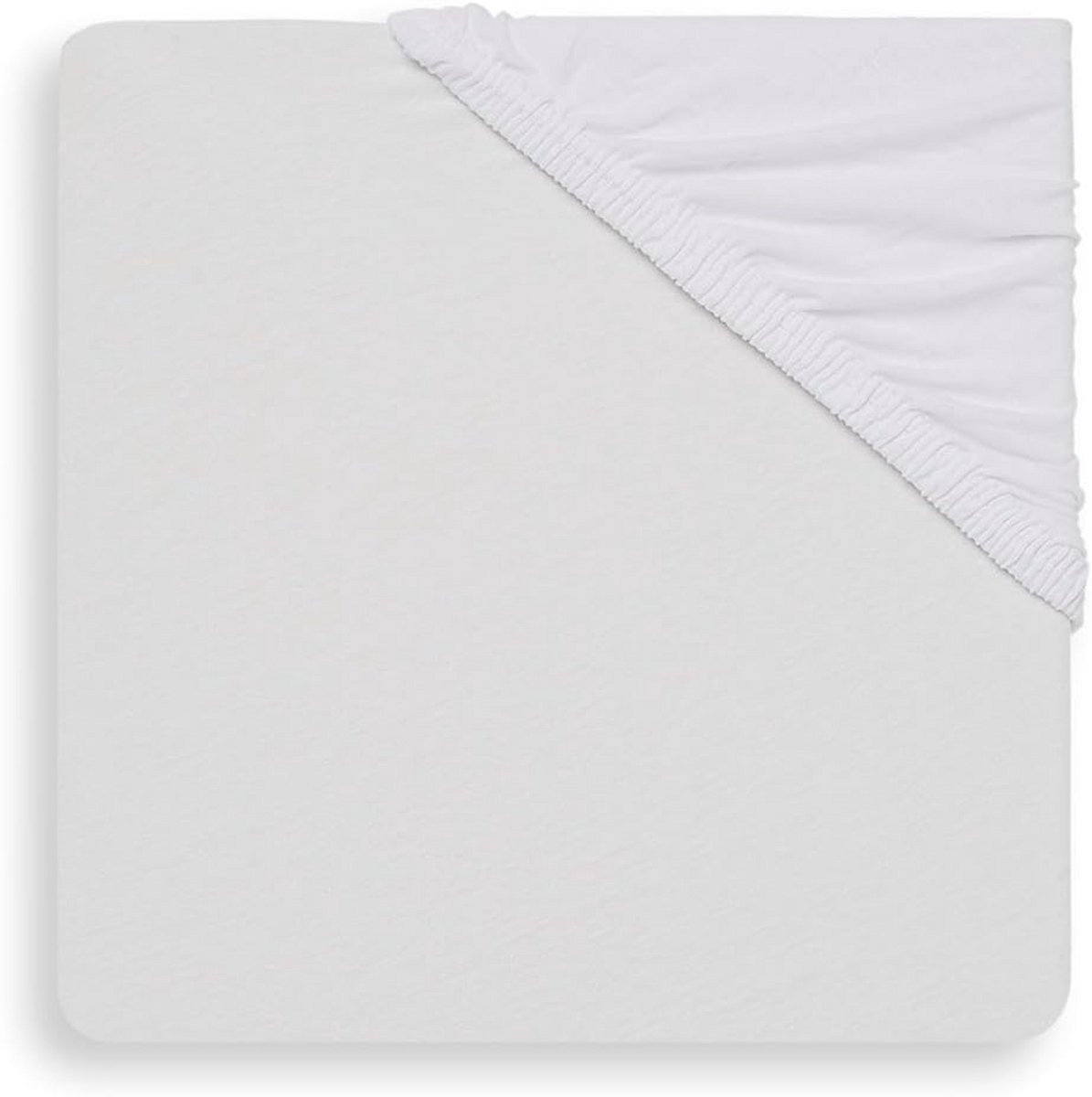 Wit Fitted Sheet Boxmatras 75x95 cm