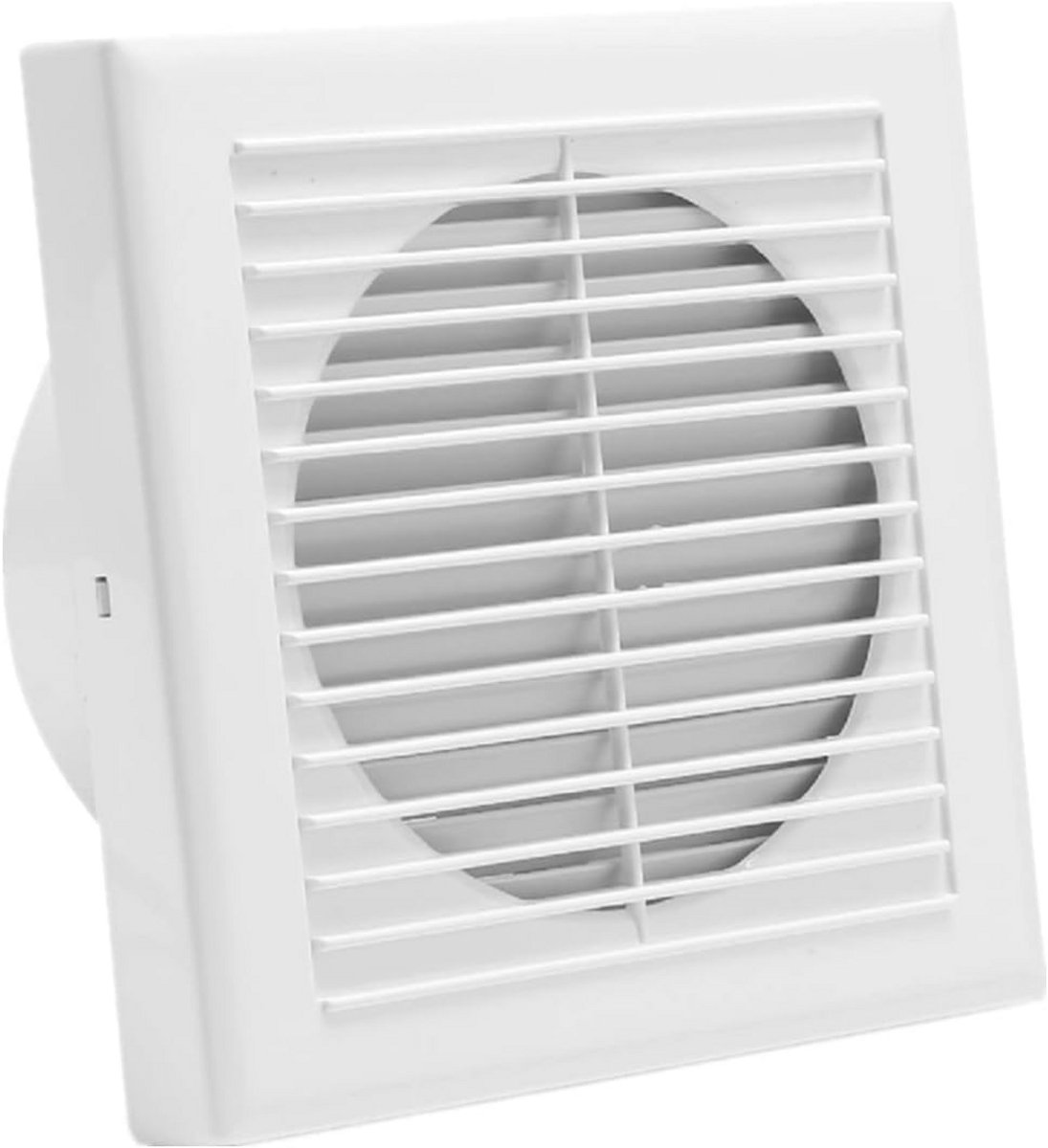 Stille 100 mm Ventilator voor Badkamer, Keuken en Kelder - Wand- en Plafondmontage met Inclusief Schroeven
