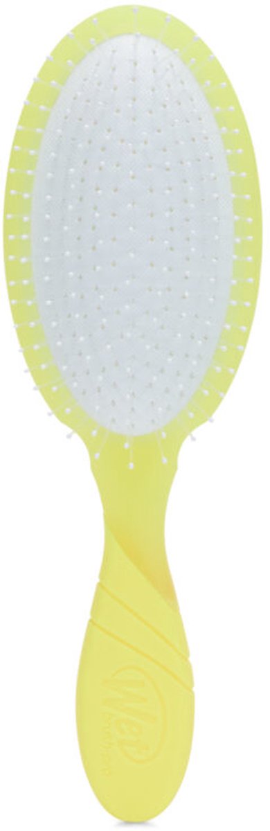 WetBrush Pro Detangler Haarborstel - Neon Lemon Geel - Ultra-Zachte Intelliflex® Borstels Voor Pijnloos Ontwarren - Vermindert Haarbreuk & Beschadiging - Voor Nat & Droog Haar - Professionele Kwaliteit - Perfect Voor Dagelijks Gebruik