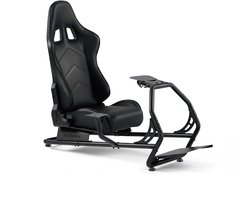 VDD - Racestoel cockpit simulator - volledig verstelbaar - racestoel - zonder beeldscherm bevestiging