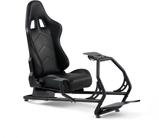 VDD - Racestoel cockpit simulator - volledig verstelbaar - racestoel - zonder beeldscherm bevestiging