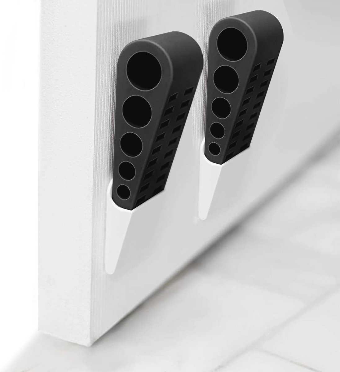 Duurzame Antislip Deurstopper Wig voor Binnen en Buiten - Rubber Vloerdeurstopper