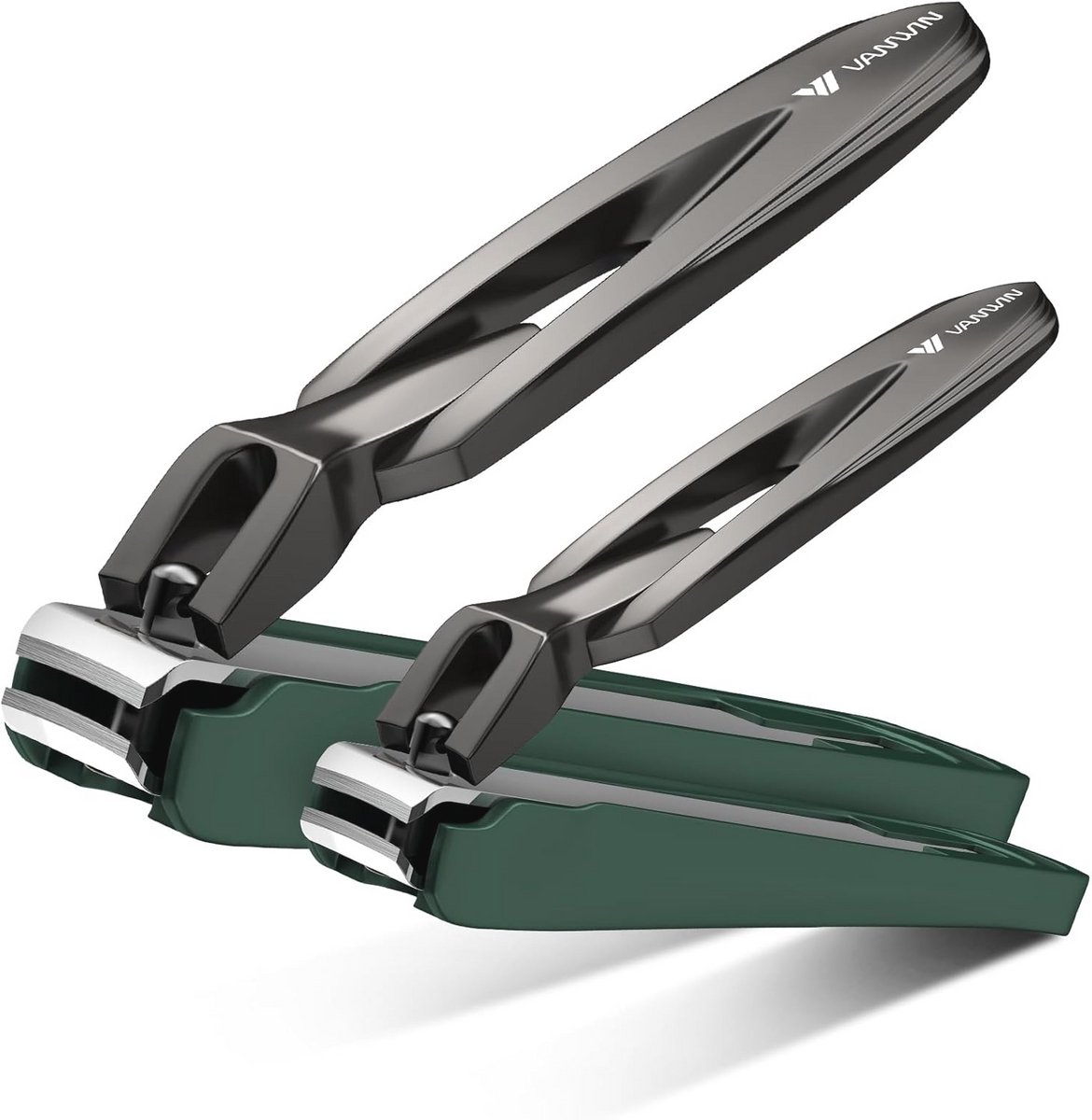 Nagelknipper met Vanger - 2-Pack voor Vingernagels en Teennagels, Ergonomisch en Duurzaam