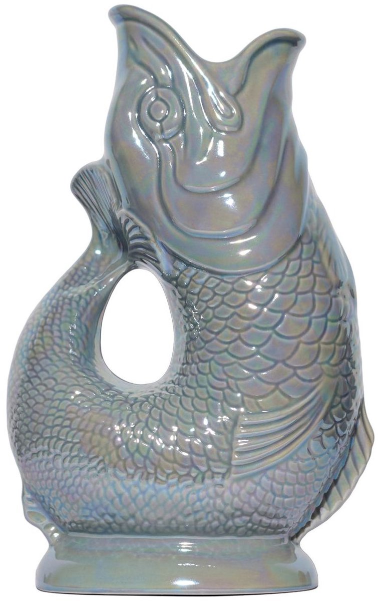 Gluckigluck waterkaraf met "gluck-gluck"-geluid 1,2 l XL donkergrijs glanzend