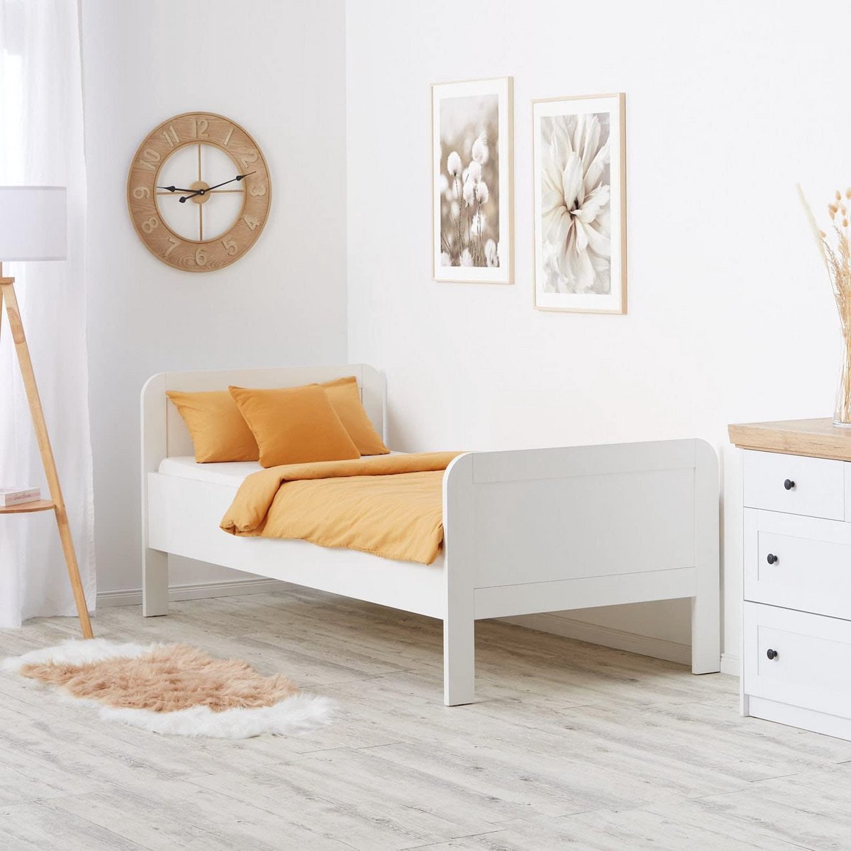 Comfortbed voor Senioren - 90 x 200 cm, Verhoogde Hoogte, Ideaal voor Gemakkelijk Opstaan