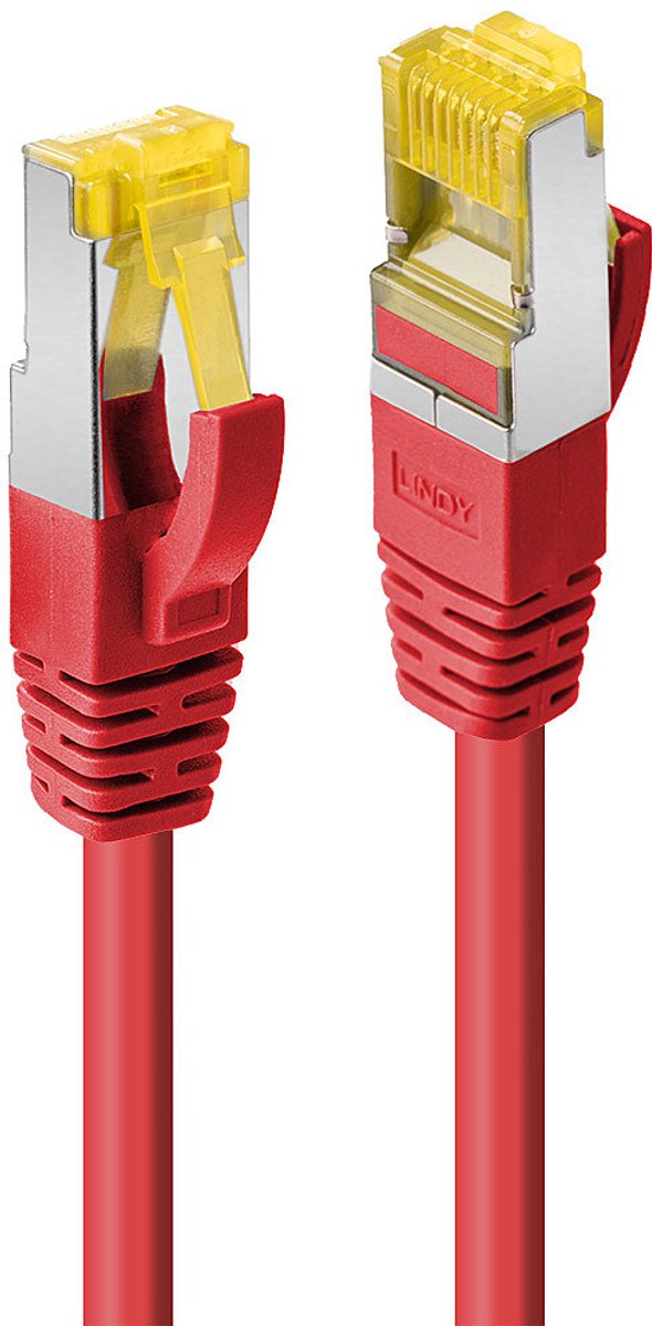 Lindy Patchkabel Cat6A S/FTP LSOH Cat7 Rohkabel rood 15m