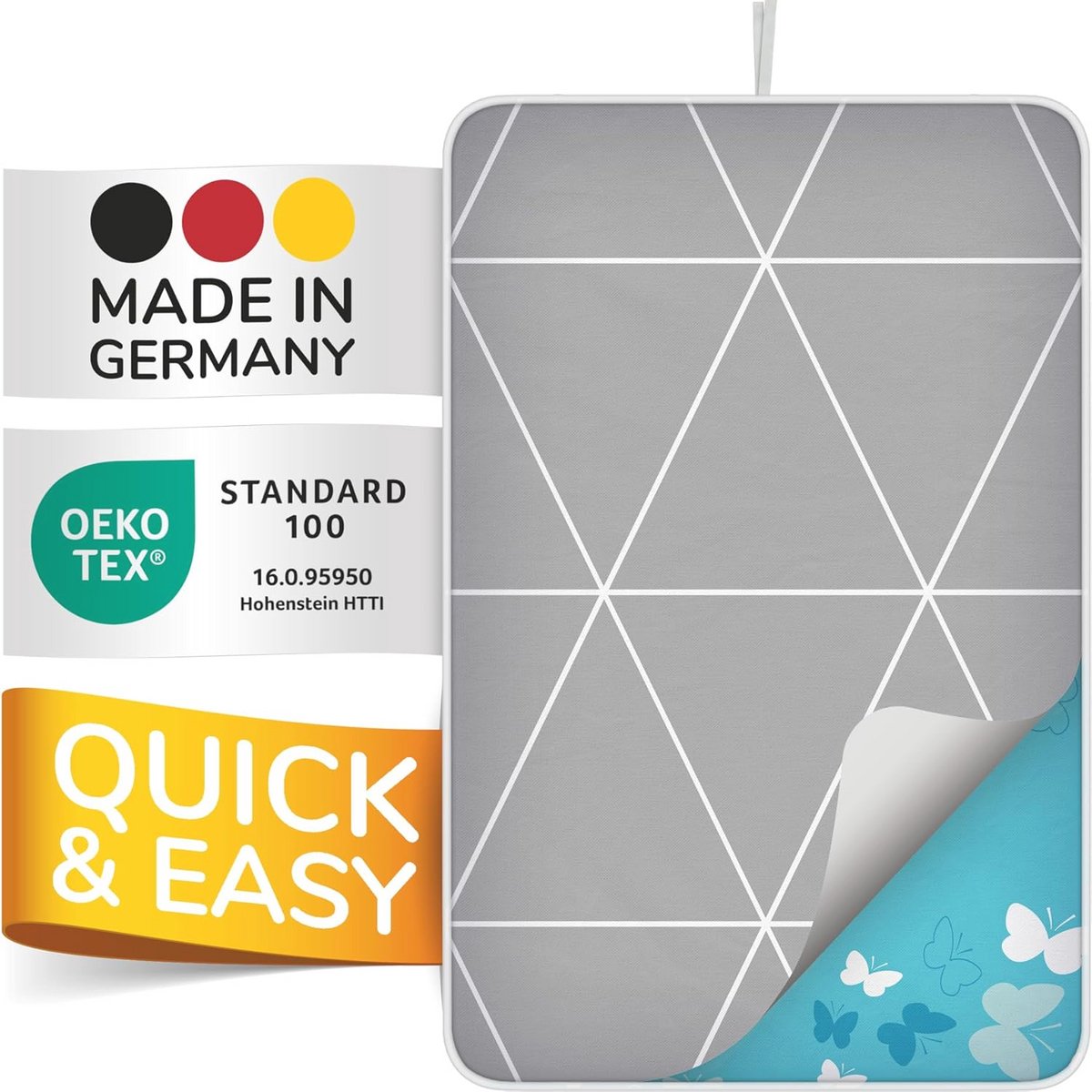 Superzachte Antislip Strijkmat 100x65cm - Hitte- en Vochtbescherming voor Tafel