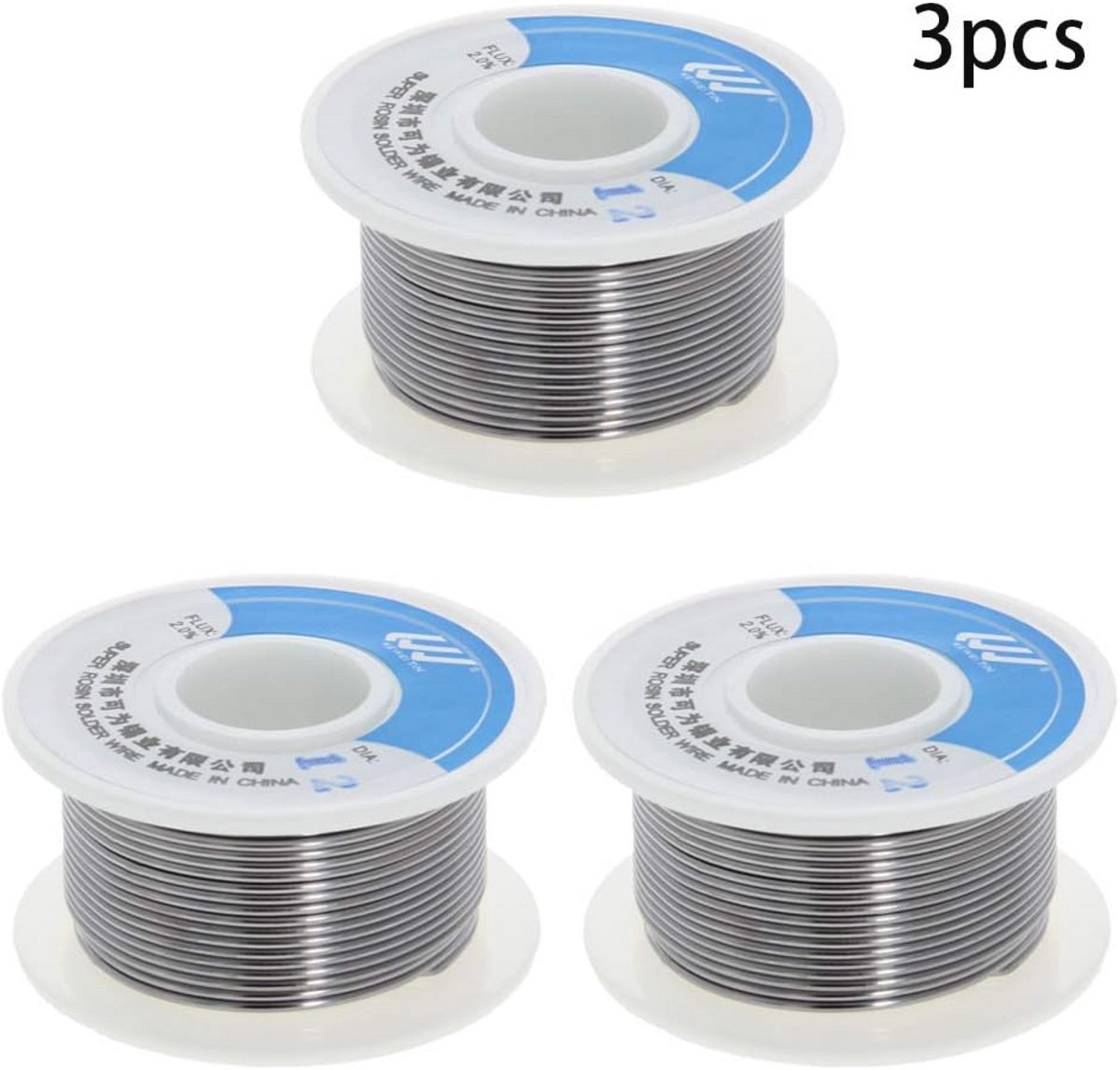 Soldeerdraad 1.2mm - Tin Draad voor Elektronisch Solderen - 50g 3 Stuks