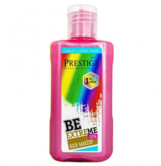 Prestige Uitwasbare Haarverf Metallic Roze – Uitwasbare Haarkleuring voor 1 Dag – voor Feestjes & Events – 100ml