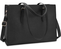 Waterdichte Laptoptas voor Dames - Lichtgewicht Leer - Geschikt voor 15,6 Inch Laptops - Professionele Schoudertas