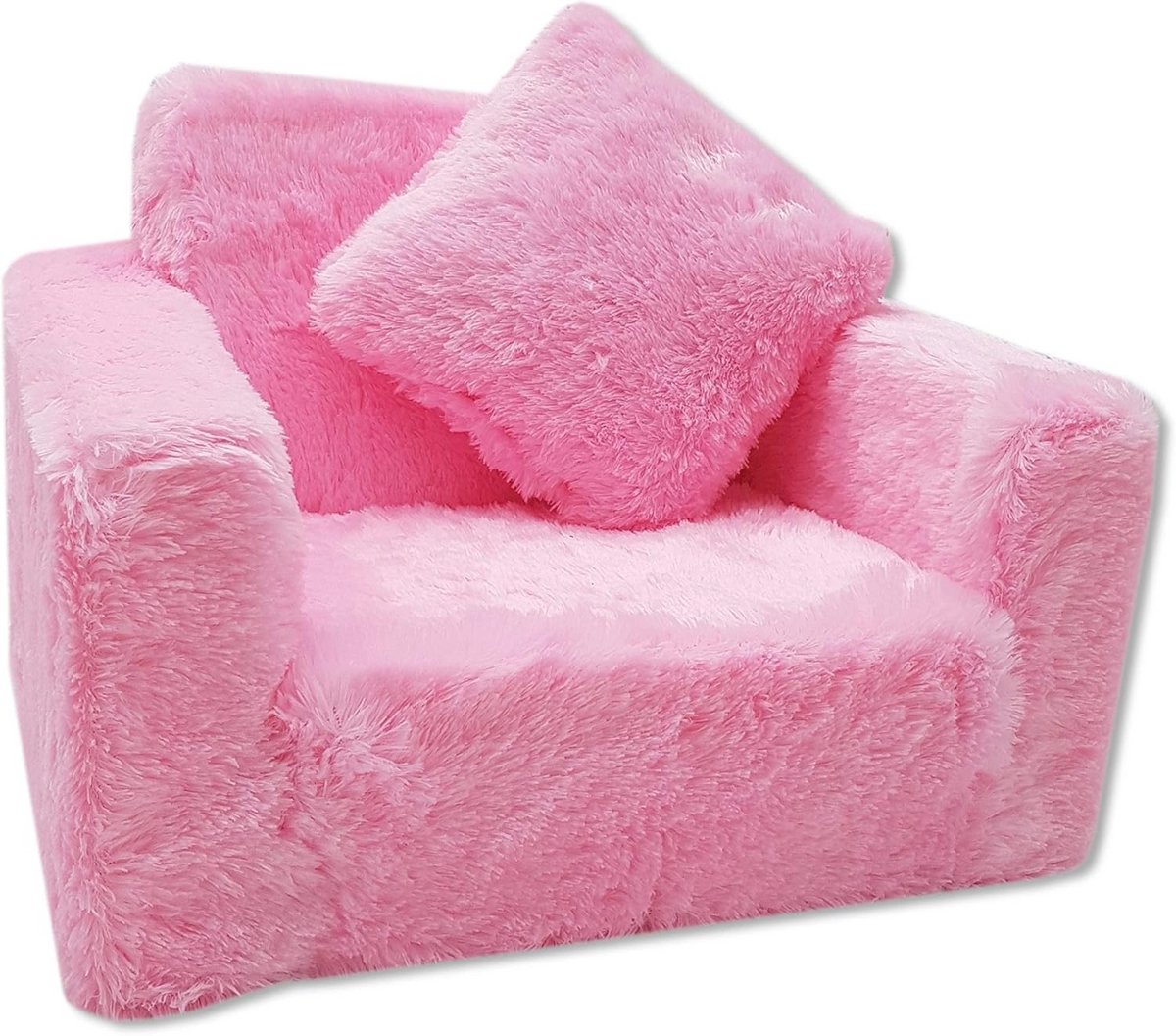 Roze Kinderstoel voor Kinderen, Relaxstoel en Knuffelstoel
