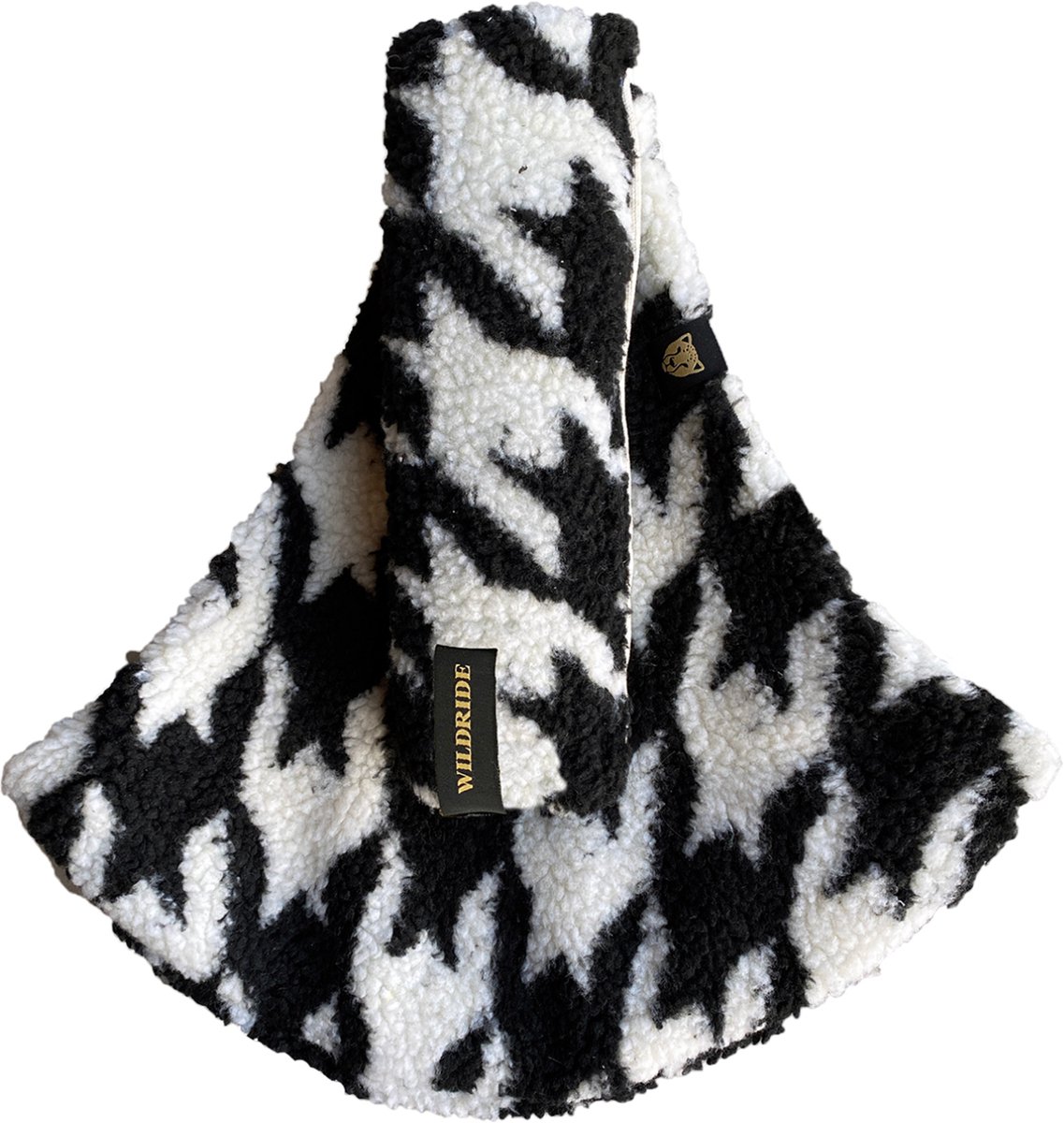 Wildride Kinderdrager Pied-de-poule Teddy - Draagzak voor kinderen van 9 maanden tot 4 jaar - Tot 20 kg - Baby Carrier Lichtgewicht & Draagbaar