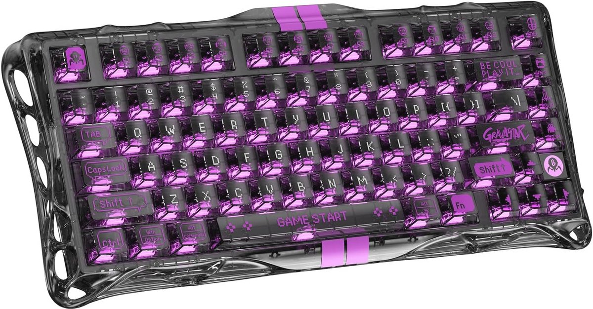 Gaming Toetsenbord met Hall Effect Technologie en RGB Verlichting - 4000Hz Rapid Trigger - 75% Compact