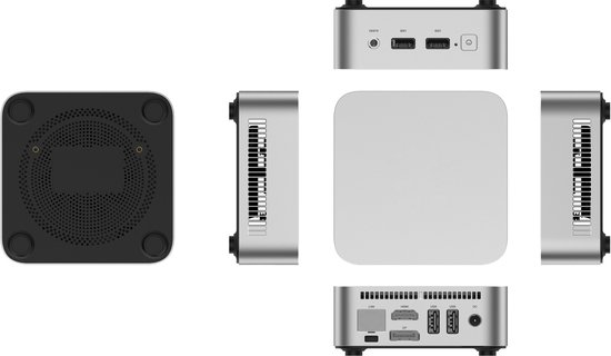 高性能 MINI PC Intel N150 Ram 16gb, Ssd 512 Mini-PC - Intel N150 - 16+512GB SSD - Windows 11 - 4K UHD - WiFi-5