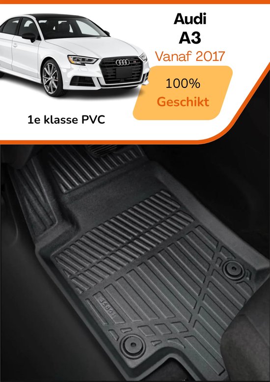 Rubbermatten | Audi A3 (8V) HB/Sportback/Sedan 2012-2020 (T profiel 4 Rubbermatten | Audi A3 (8V) HB/Sportback/Sedan 2012-2020 (T profiel 4