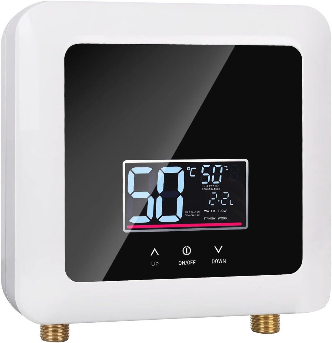 Elektronische Doorstroomboiler 7500W - Tankloze Mini-Boiler voor Keuken en Badkamer - LED Temperatuurweergave