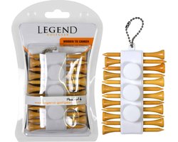 Legend - Houten Tees - In handige houder