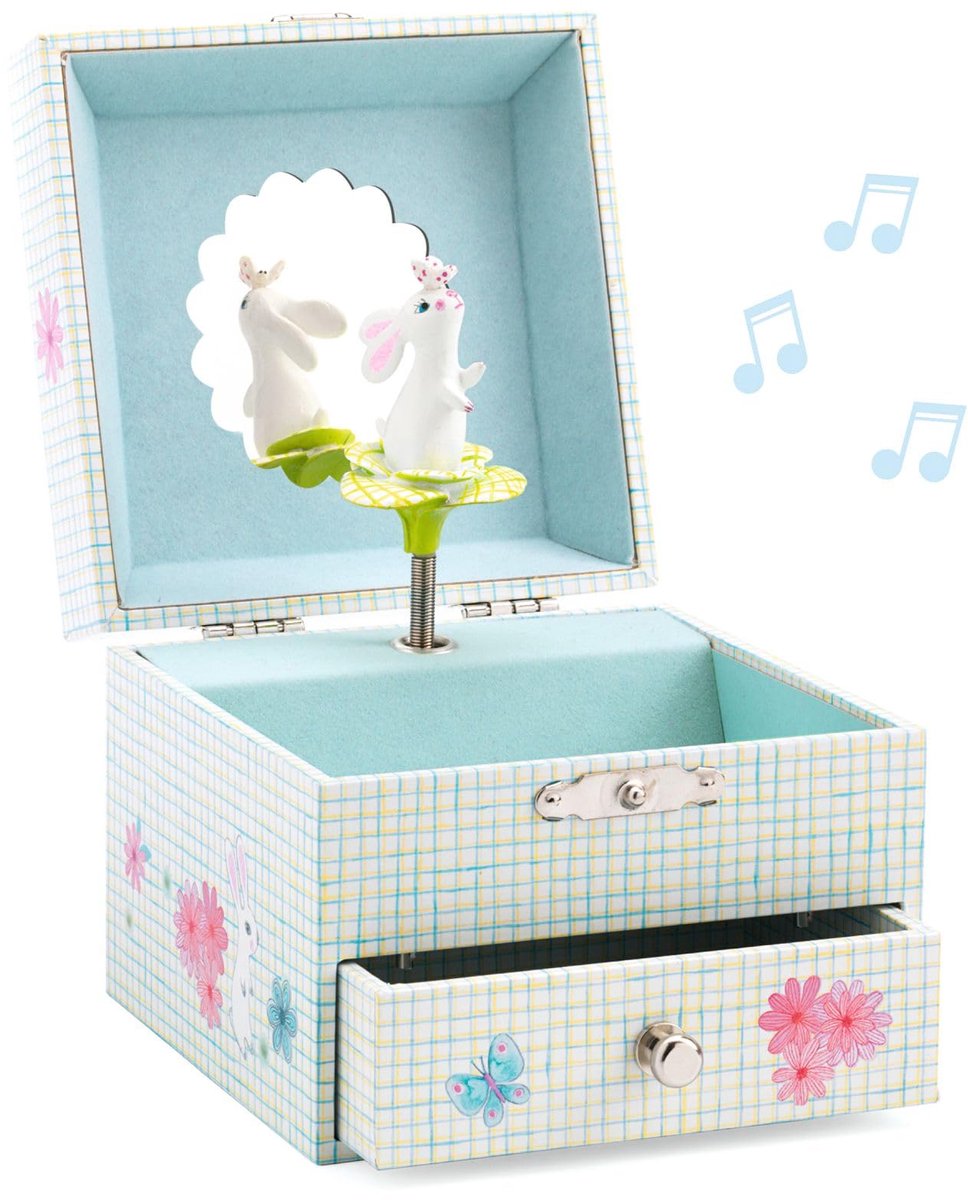 IMPERATORIS® Sieradenkist/Sieradendoos - Juwelendoos - Sieraden Organiser - Horlogebox/Horloge Doos - 10.5 x 8.4 cm - Blauw