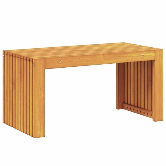 vidaXL - Jardin - Table basse - 70x35x35 - cm - Bois Massief - Acacia