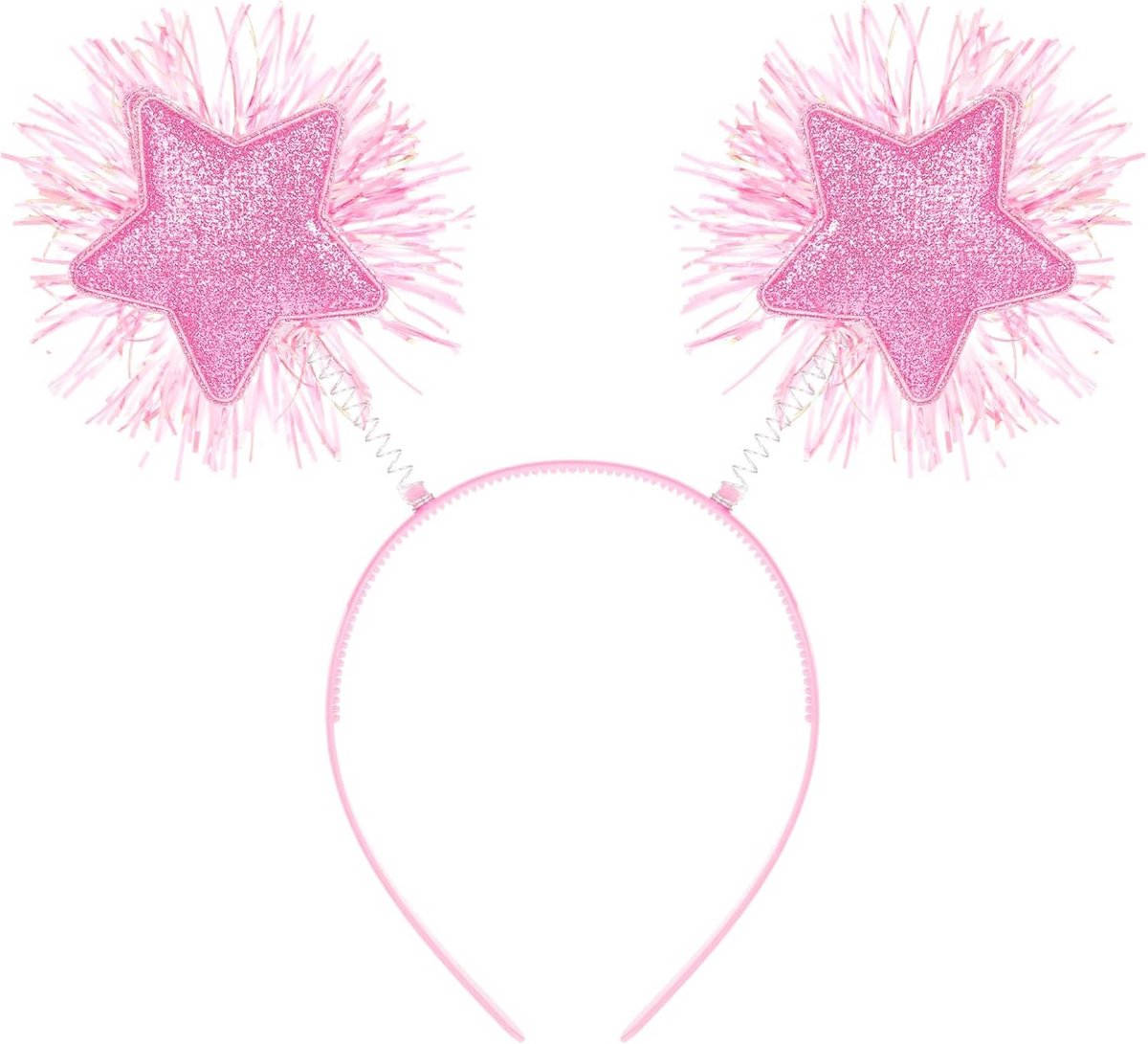 Glitter Ster Pom-Pom Hoofdband Feestelijk Haaraccessoire