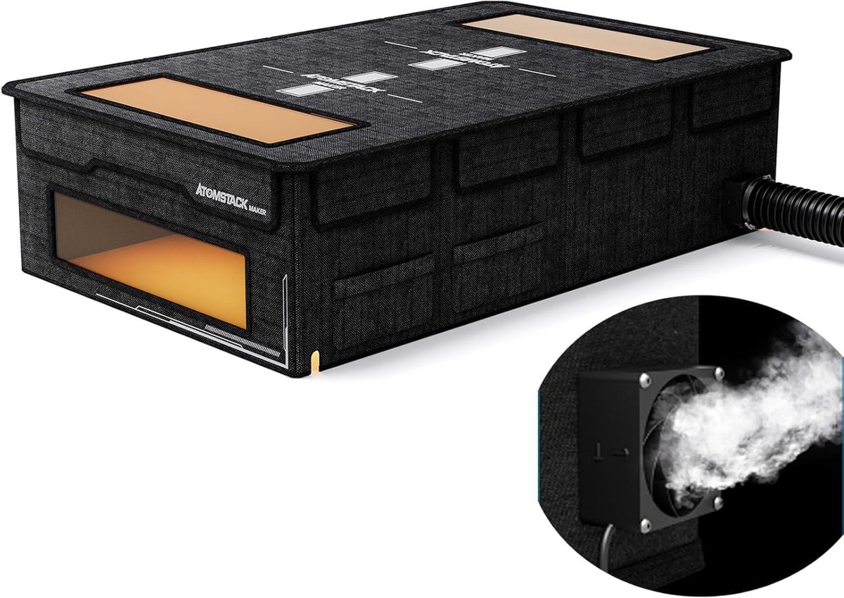 Atomstack FB2 Plus Laser Graveermachine Protective Box - Omsluiting Stofdichte Hoes - 1170*730*310mm - Grote Opvouwbare Beschermdoos - Stofdichte Hoes voor Laser Snijmachine Laser Cutter