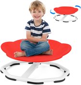 YULEYU Kinderdraaistoel, sensorische draaistoel voor training, fysieke coördinatie en evenwicht, 360 graden draaistoel, speeltoestel, autisme-sensorisch speelgoed voor jongens en meisjes (oranje