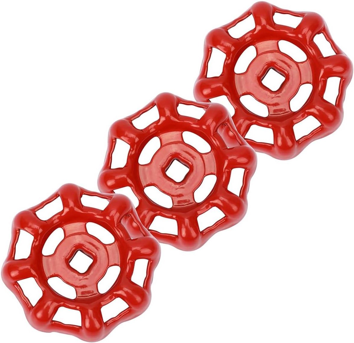 Ronte - Kraangreep afsluiter rood handwiel vervanging kraan - Waterkraan accessoires - Installatie - Verbeterde versie