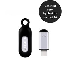 Universele afstandsbediening Geschikt voor iOS - Universele afstandbediening Geschikt voor iPhone 6 t/m 14 - Smartphone - Inclusief Hoesje - USB-Lightning - IR Blaster voor TV