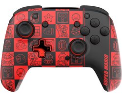 PDP Rematch Glow - Draadloze Gaming Controller - Jack - Geschikt voor Nintendo Switch - Super Icon