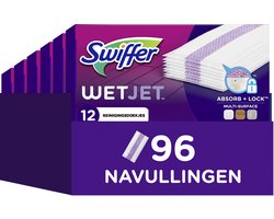Swiffer WetJet Navullingen - 8 x 12 Reinigingsdoekjes