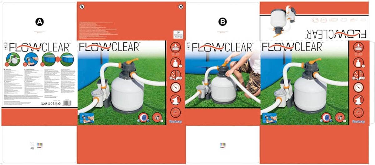 Bestway - Flowclear - Zandfilterpomp - 5678 - L/u – foto 3