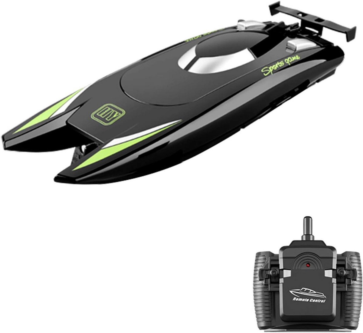 Snelle RC Raceboot voor Volwassenen en Tieners - 25 KM/u - 2 Kanalen Afstandsbestuurbare Speedboot