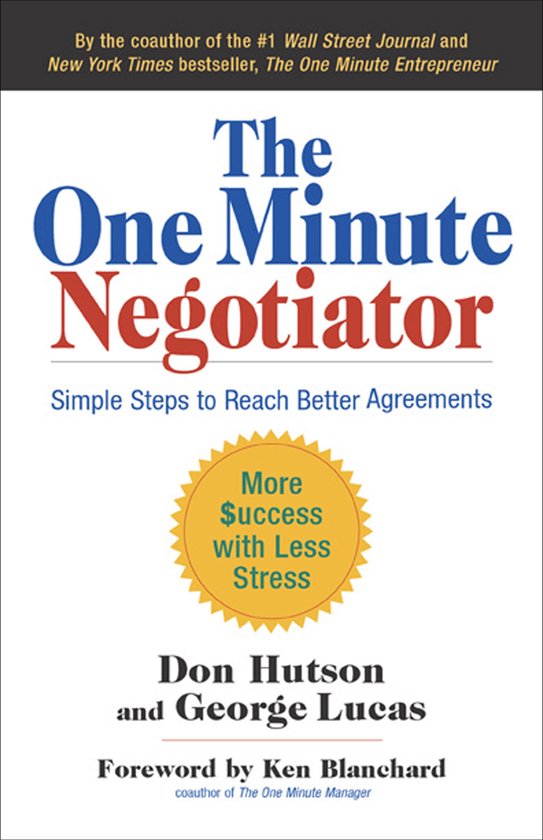 The One Minute Negotiator - cover