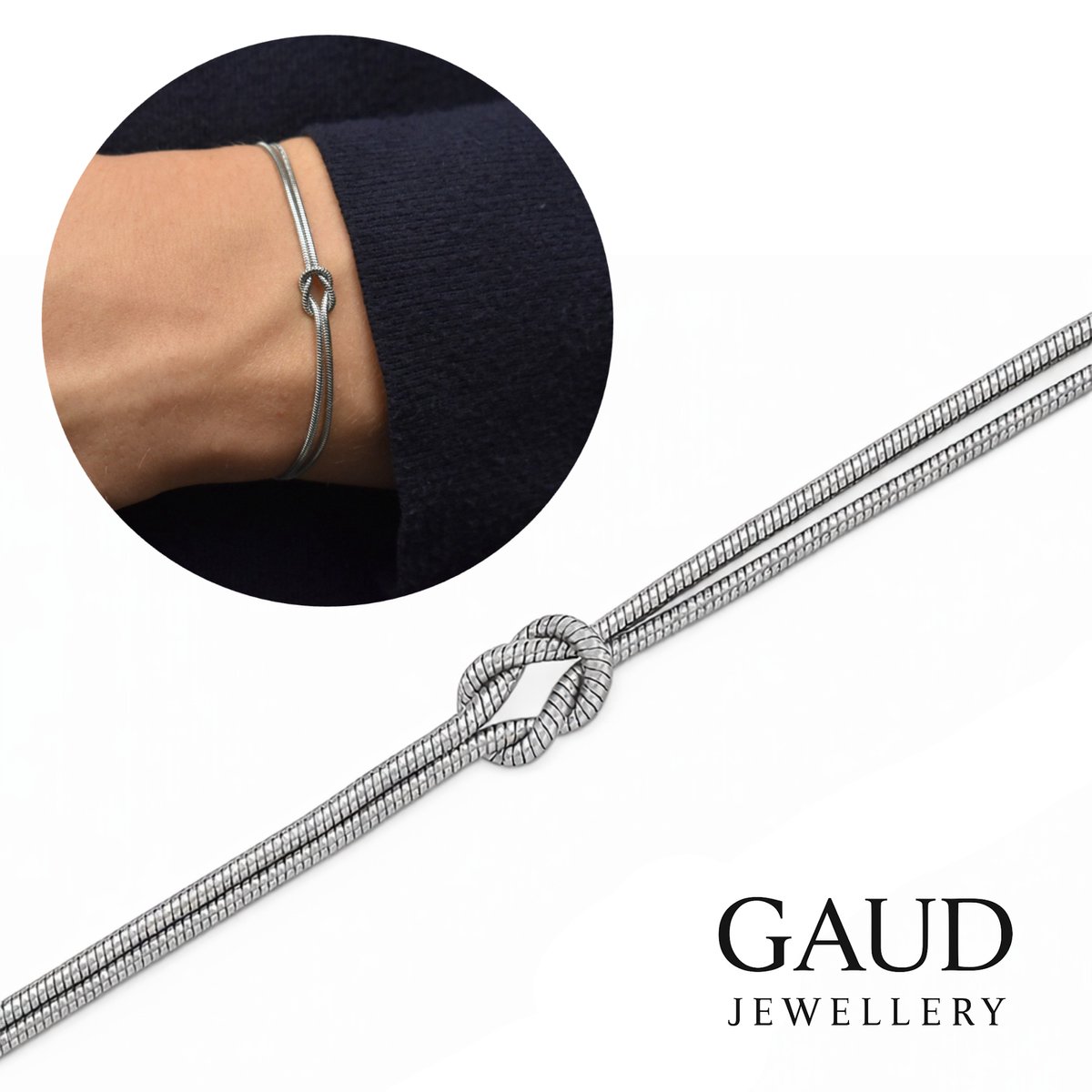 Love & Friendship Infinity Armband – Zilver Verguld Unisex Vriendschapsarmband – Duurzaam & Hypoallergeen
